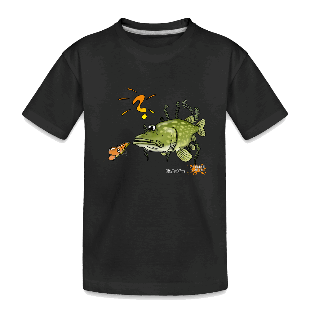 Nessy and the Mom - Teenager Premium Bio T-Shirt - Schwarz
