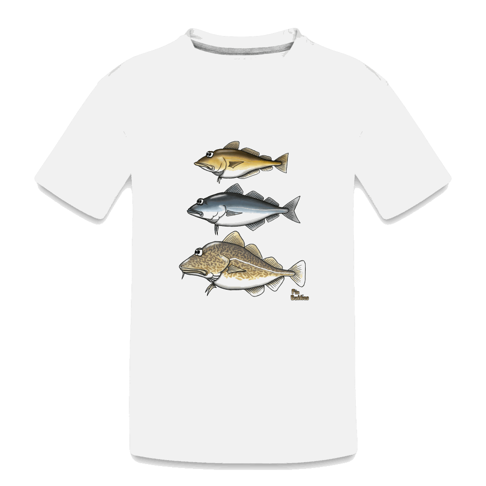 Norwegen-Triple - Teenager Premium Bio T-Shirt - Weiß