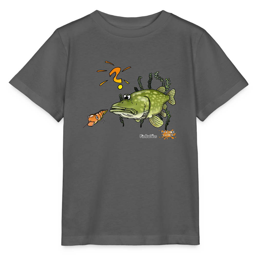 Nessy and the Mom - Kinder Premium Bio T-Shirt - Anthrazit