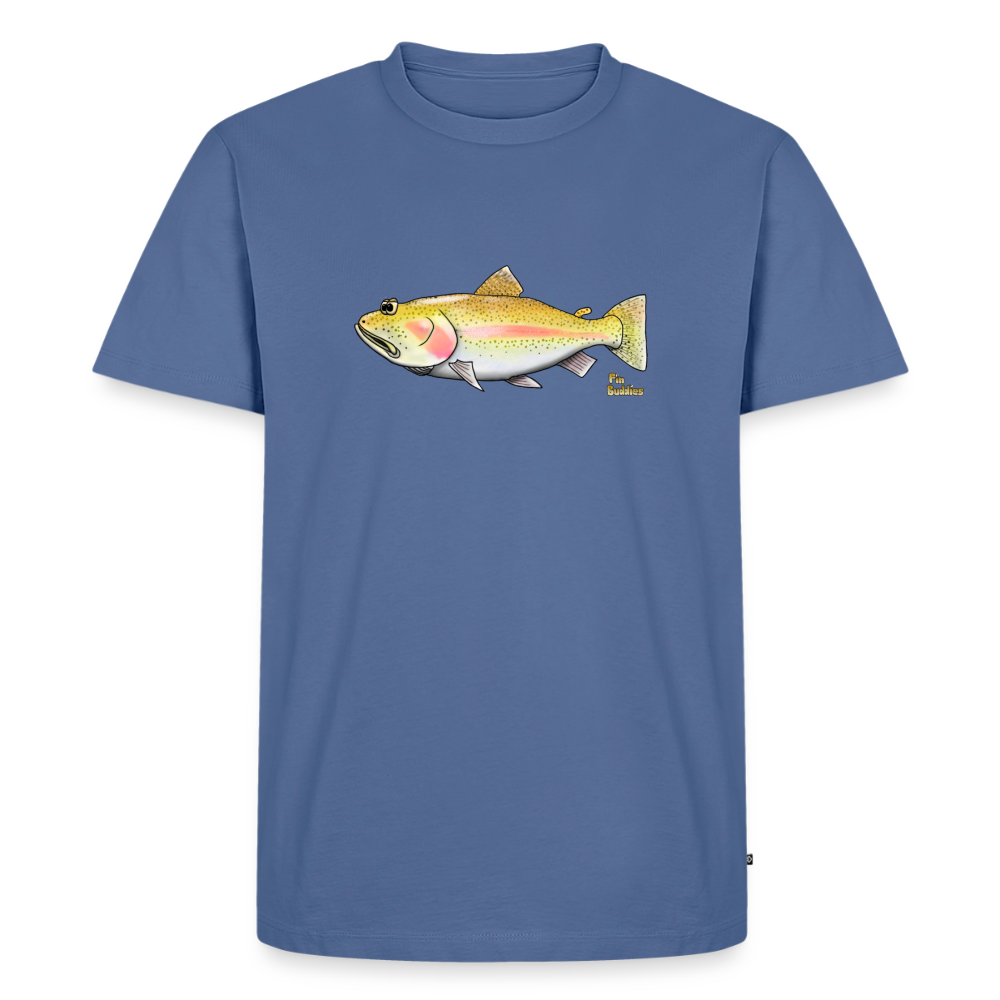 Goldforelle - Männer Premium Bio T-Shirt - Taubenblau