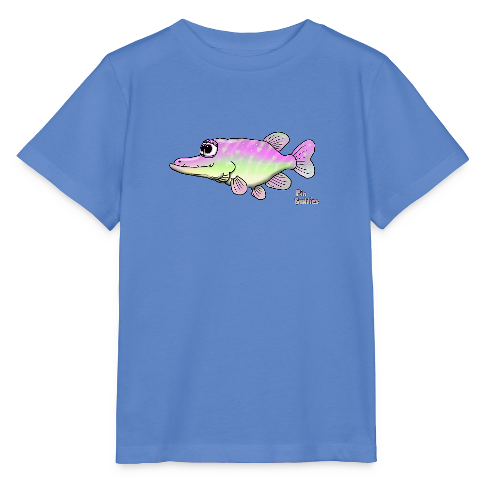 Girlie Pike - Kinder Bio-T-Shirt - Blau