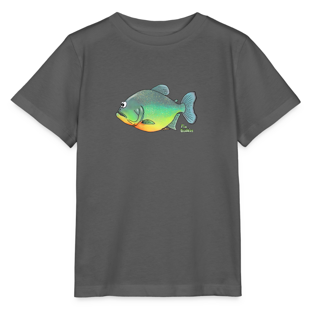 Piranha - Kinder Bio-T-Shirt - Anthrazit