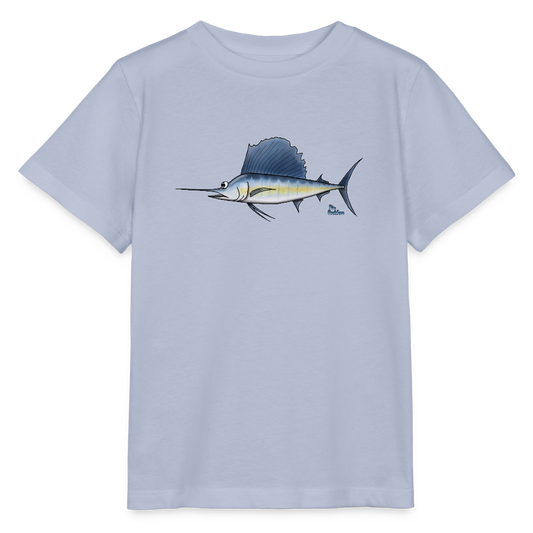 Segelfisch / Sailfisch - Kinder Bio-T-Shirt - Lavendel-Violett
