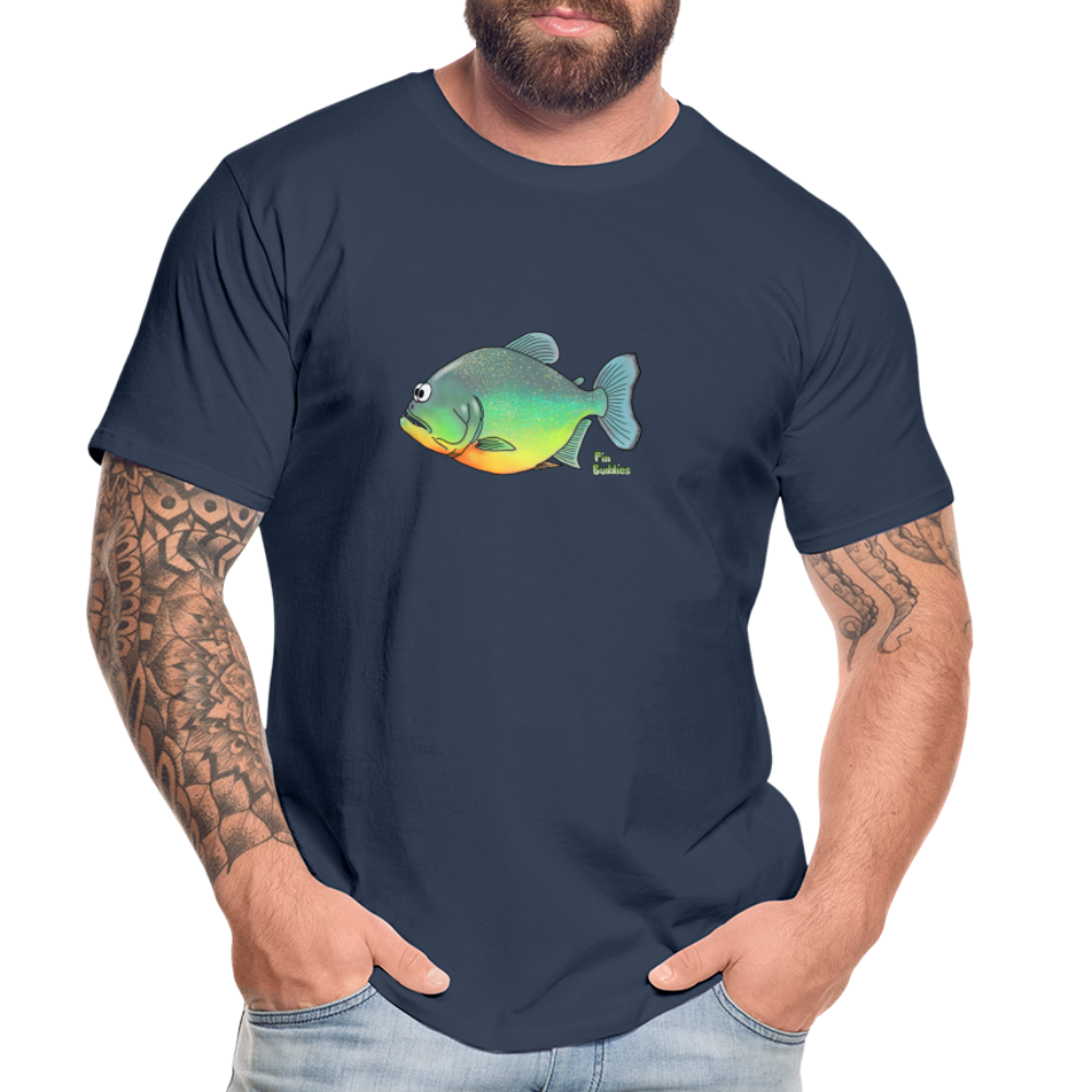 Piranha - Männer Premium Bio T-Shirt - Navy