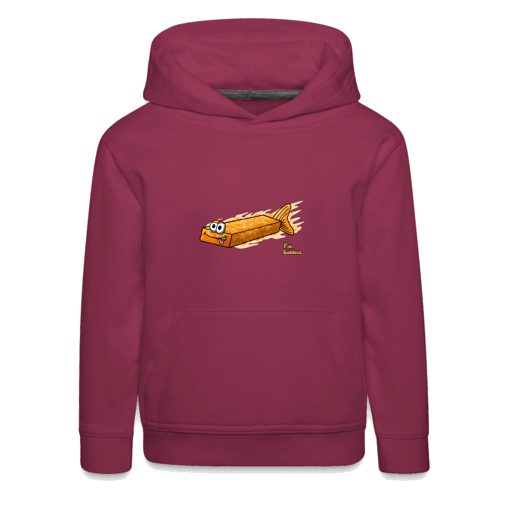 Fischstäbchen - Kinder Premium Hoodie - Bordeaux