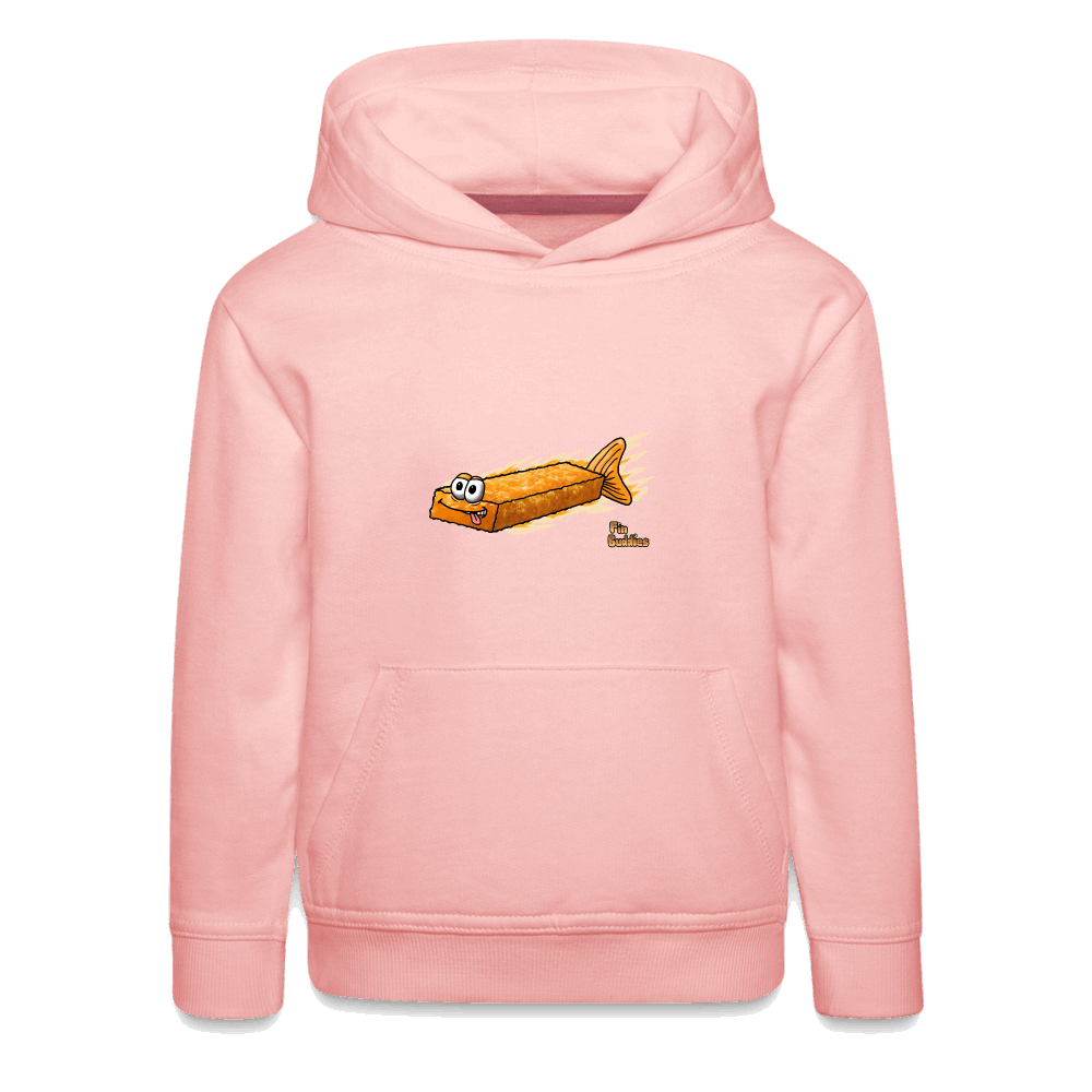 Fischstäbchen - Kinder Premium Hoodie - Kristallrosa