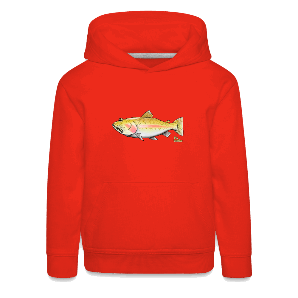 Goldforelle - Kinder und Jugendliche Premium Hoodie - Rot