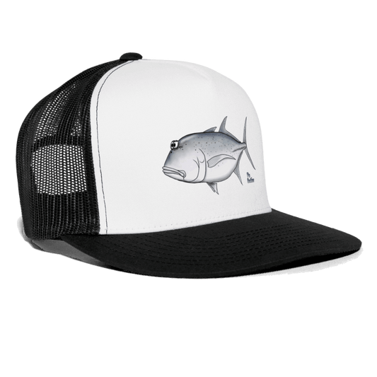 Giant Trevally (GT) - Trucker Cap - Weiß/Schwarz