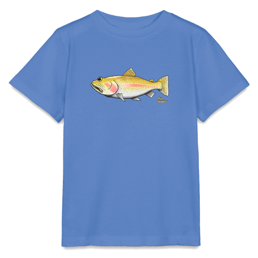 Goldforelle - Kinder Premium Bio T-Shirt - Blau