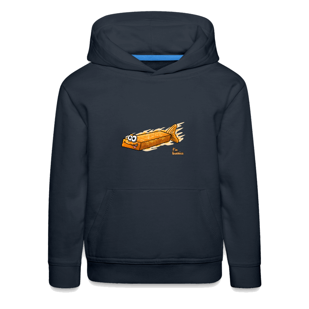 Fischstäbchen - Kinder Premium Hoodie - Navy