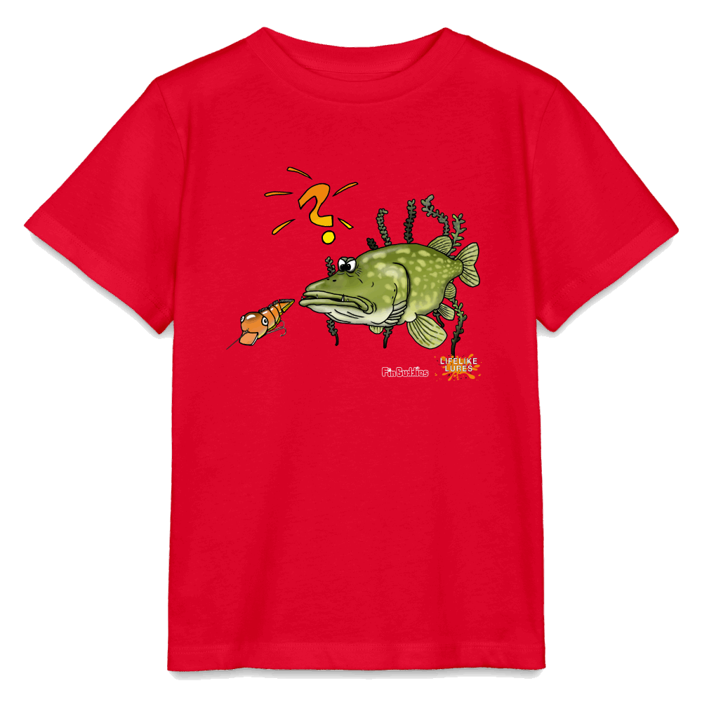 Nessy and the Mom  - Kinder Premium Bio T-Shirt - Rot