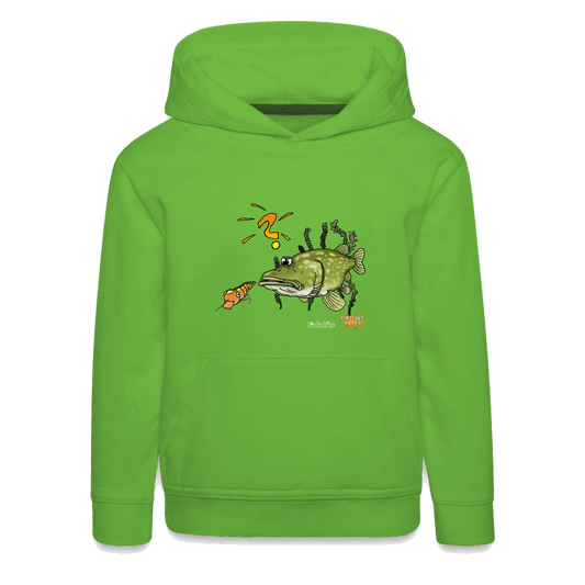 Nessy and the Mom - Kinder und Jugendliche Premium Hoodie - Hellgrün