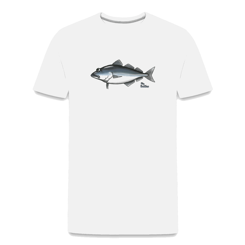 Seelachs - Männer Premium Bio T-Shirt - Weiß