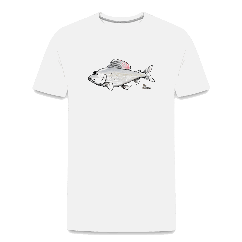 Äsche - Männer Premium Bio T-Shirt - Weiß