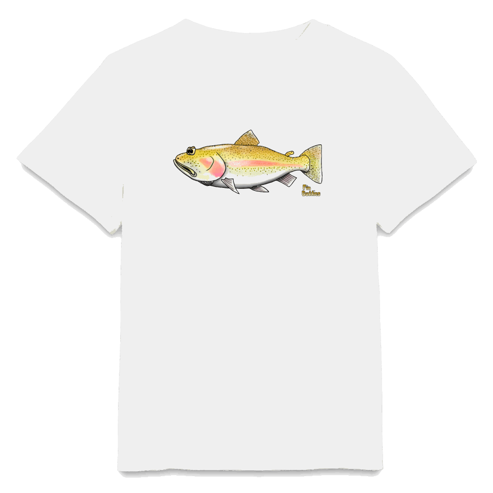 Goldforelle - Kinder Premium Bio T-Shirt - Weiß