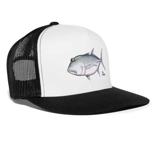 Giant Trevally (GT) - Trucker Cap - Weiß/Schwarz