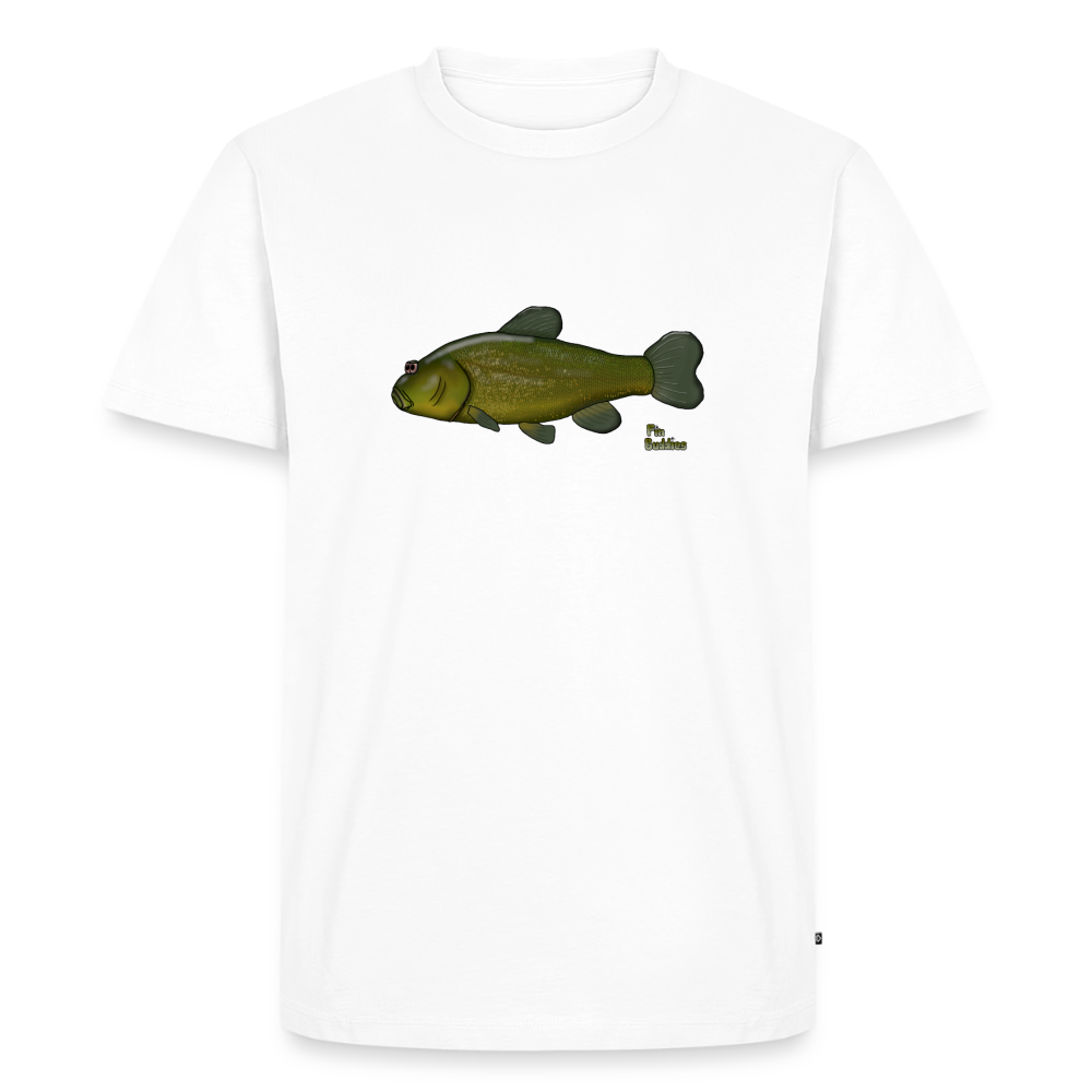 Schleie - Männer Premium Bio T-Shirt - Weiß