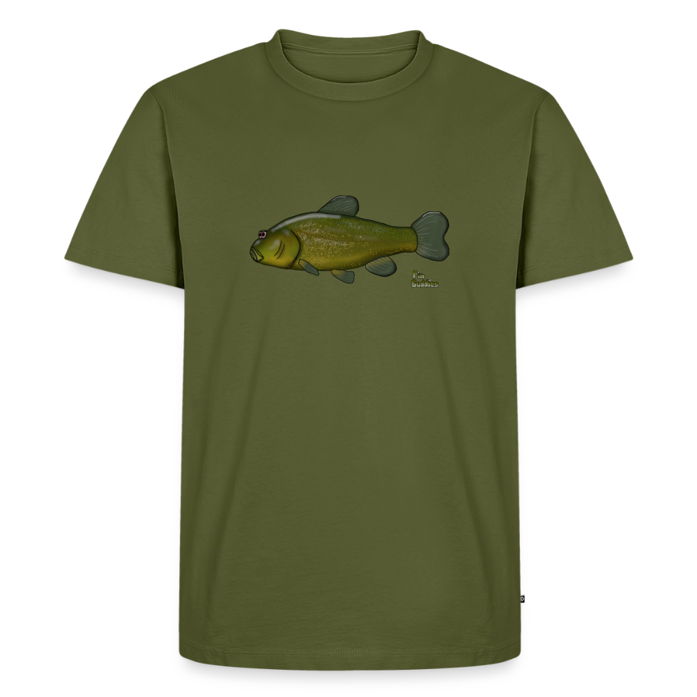 Schleie - Männer Premium Bio T-Shirt - Khaki
