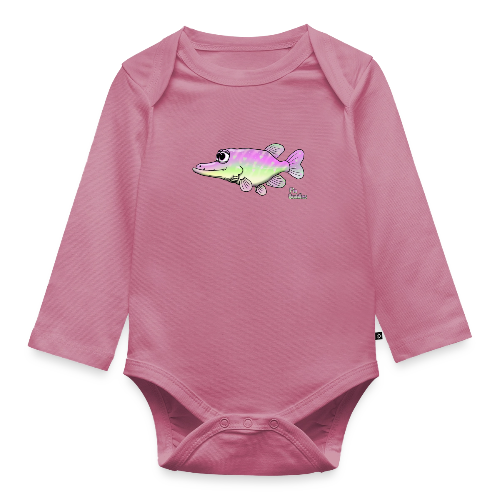 Girlie Pike - Baby Bio-Langarm-Body - Mauve