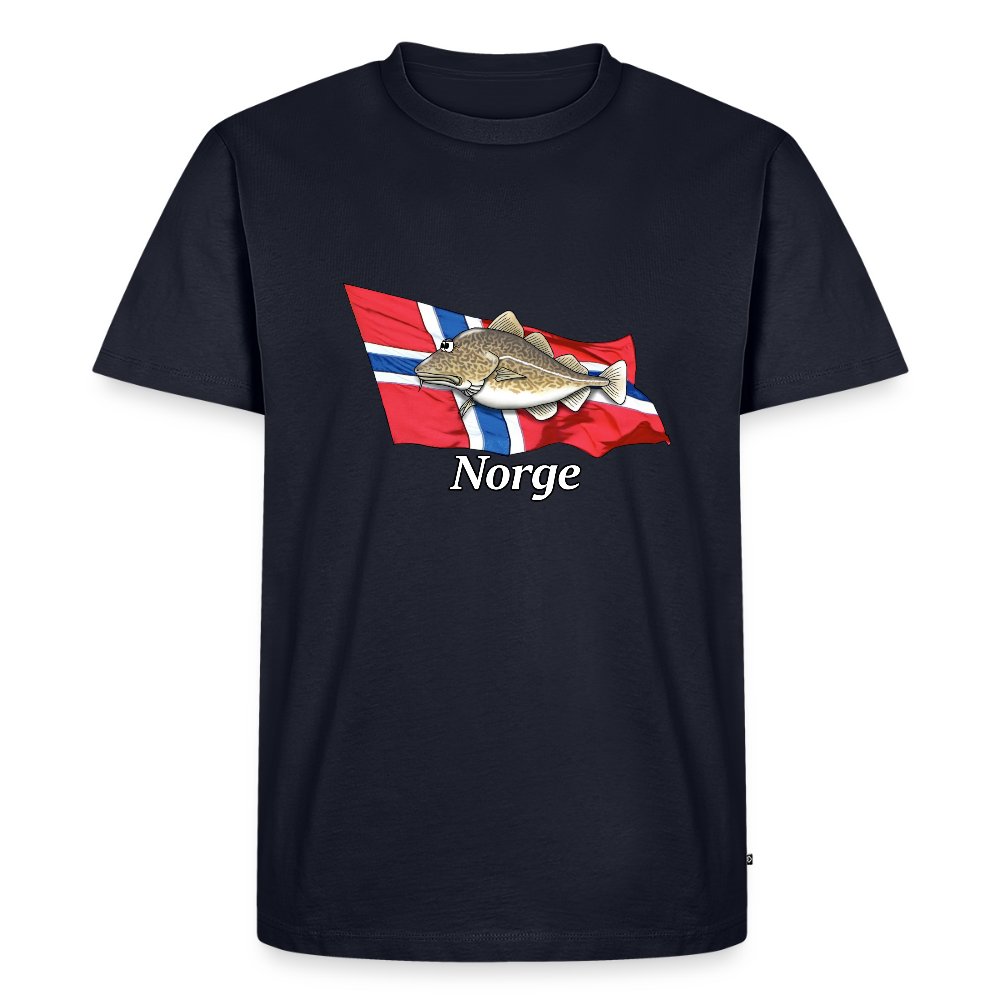 Norge-Dorsch - Männer Premium Bio T-Shirt - Navy