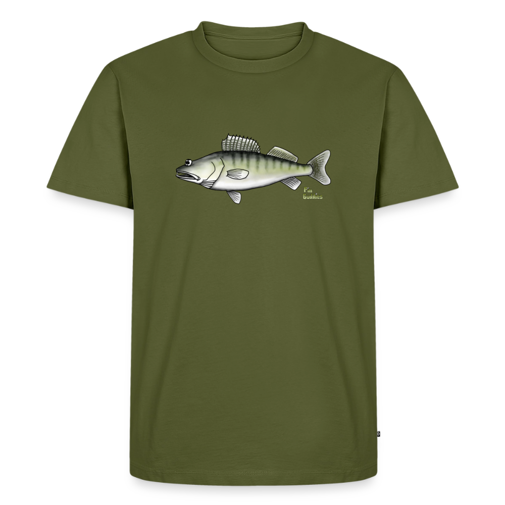 Zander - Männer Premium Bio T-Shirt - Khaki