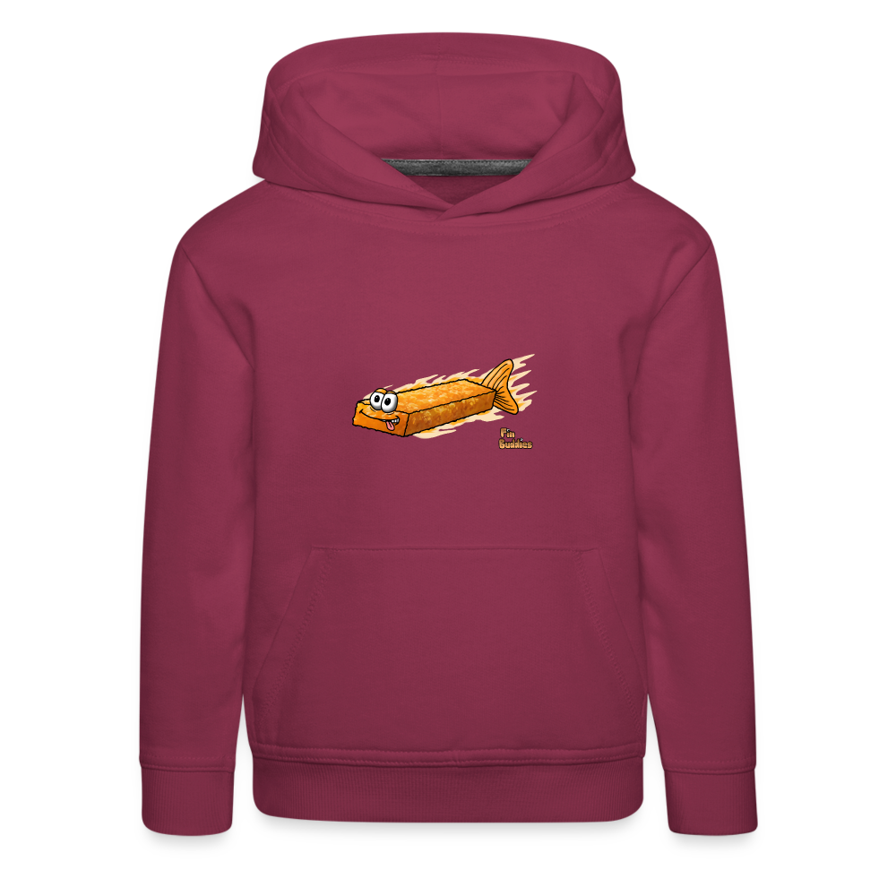 Fischstäbchen - Kinder Premium Hoodie - Bordeaux