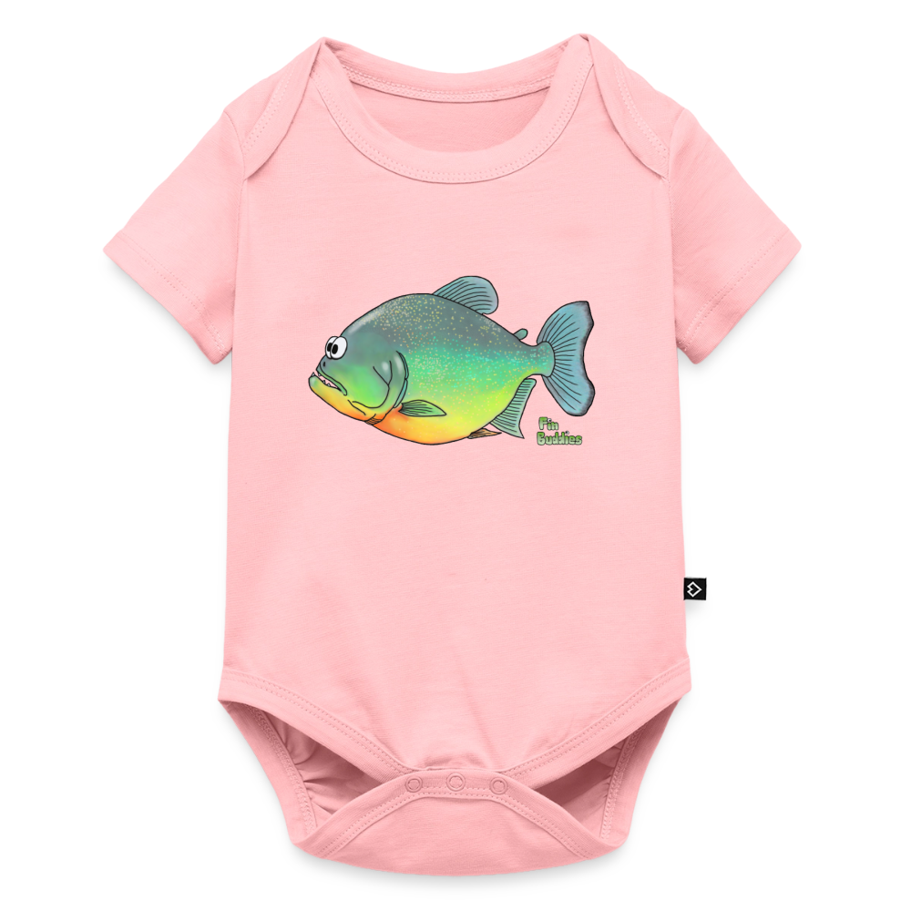 Piranha - Baby Bio-Kurzarm-Body - Rosa