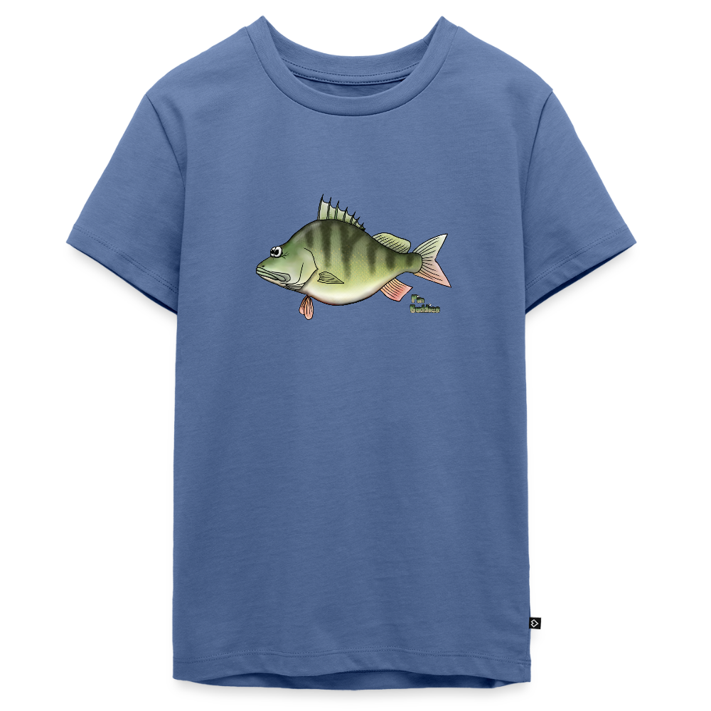 Barsch - Teenager Premium Bio T-Shirt - Taubenblau