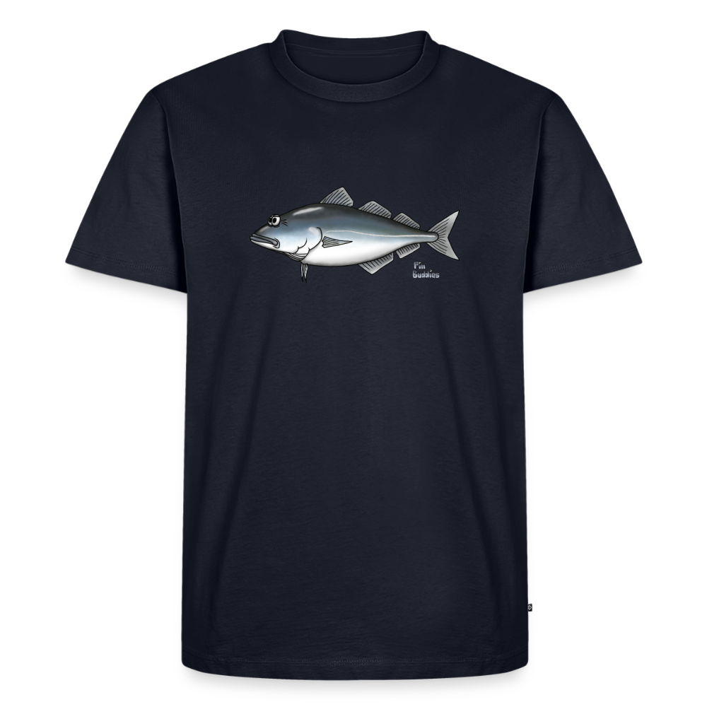 Seelachs - Männer Premium Bio T-Shirt - Navy