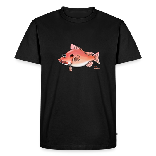 Rotbarsch - Männer Premium Bio T-Shirt - Schwarz