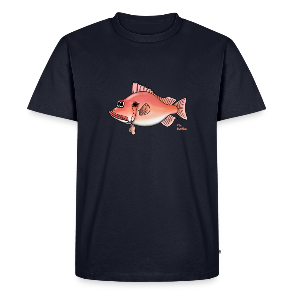 Rotbarsch - Männer Premium Bio T-Shirt - Navy