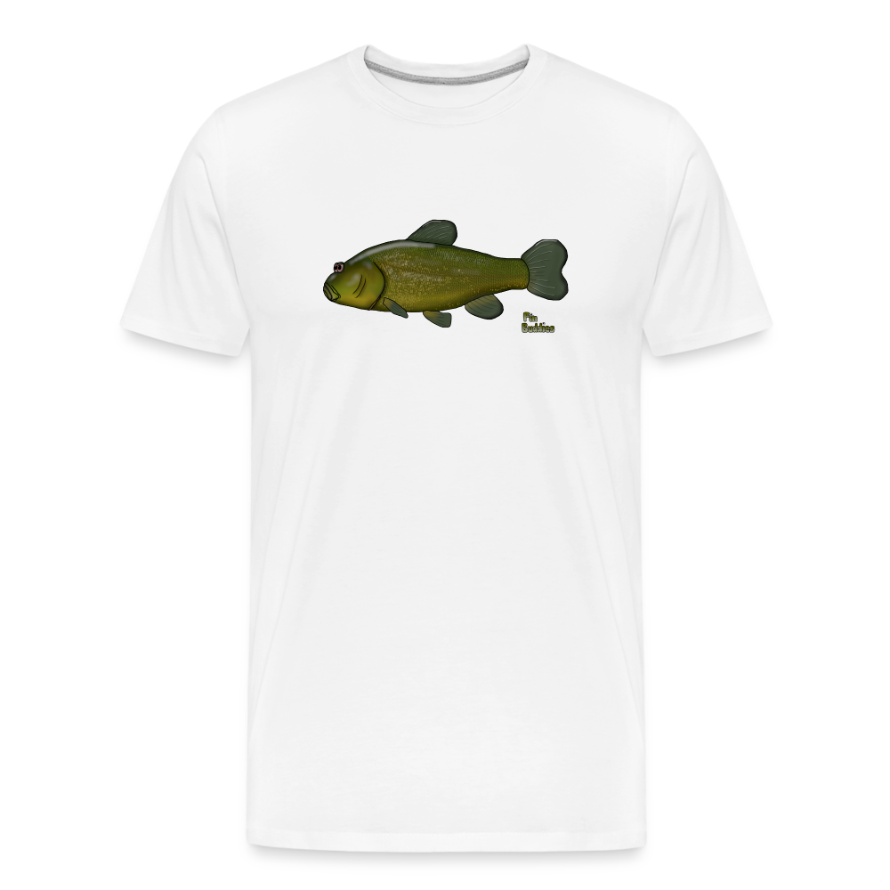 Schleie - Männer Premium Bio T-Shirt - Weiß