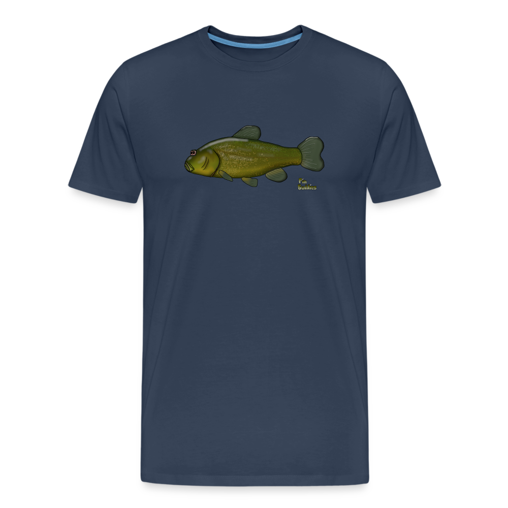 Schleie - Männer Premium Bio T-Shirt - Navy