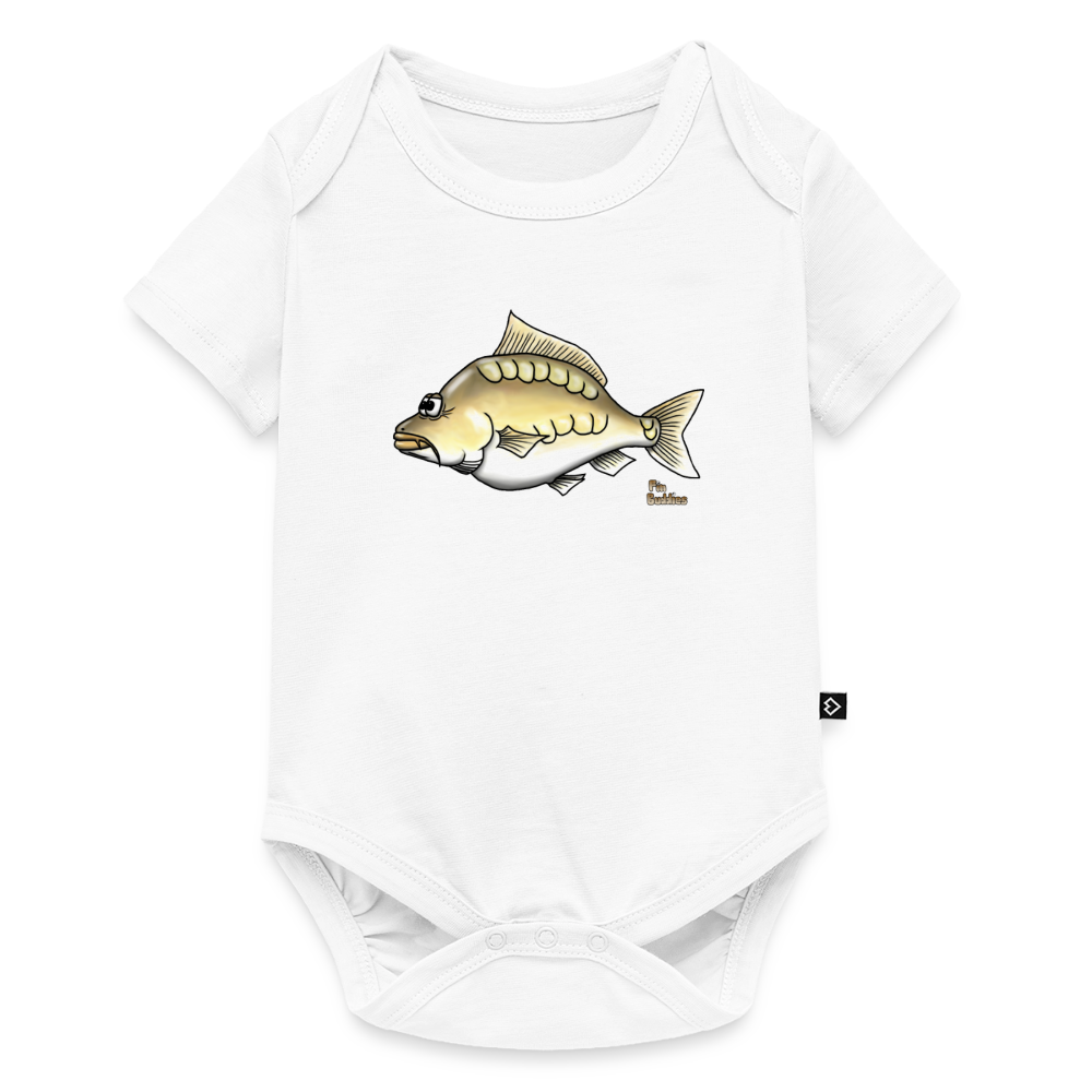 Baby Bio-Kurzarm-Body - Weiß