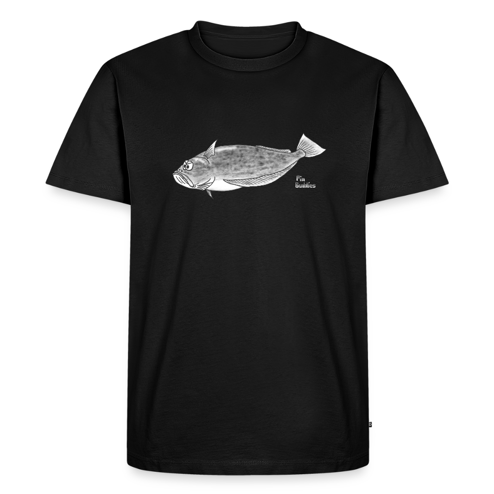 Heilbutt - Männer Premium Bio T-Shirt - Schwarz