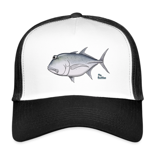 Giant Trevally (GT) - Trucker Cap - Weiß/Schwarz