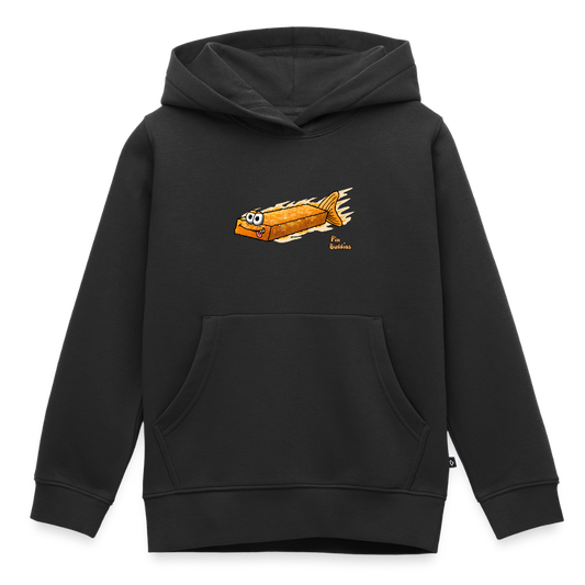 Fischstäbchen - Kinder Premium Hoodie - Schwarz