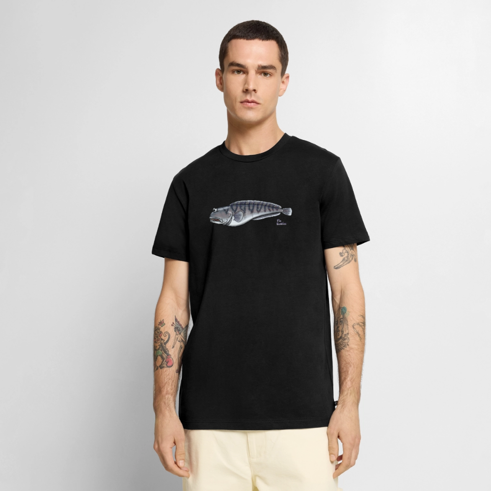 Seewolf - Männer Premium Bio-T-Shirt - Schwarz