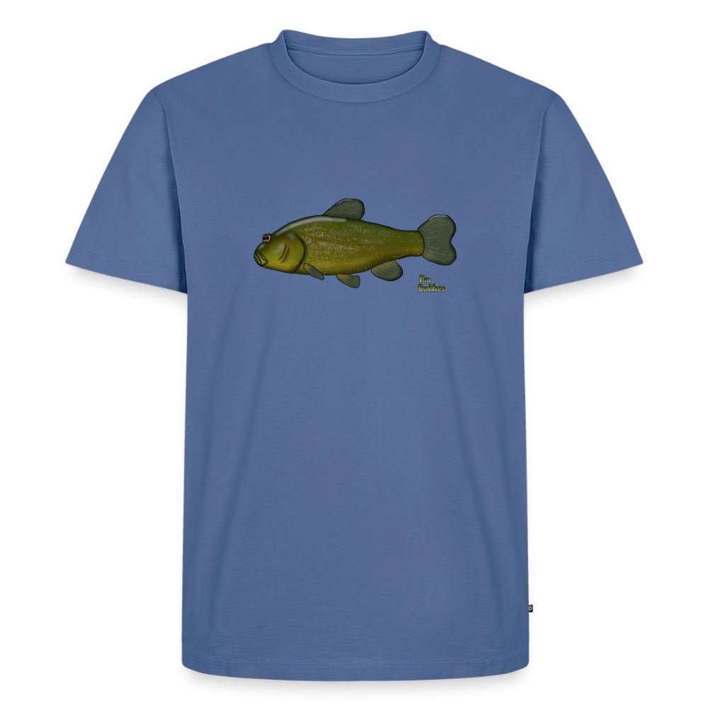 Schleie - Männer Premium Bio T-Shirt - Taubenblau