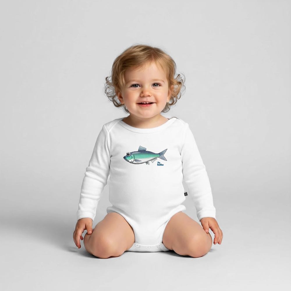 Hering - Baby Bio-Langarm-Body - Weiß