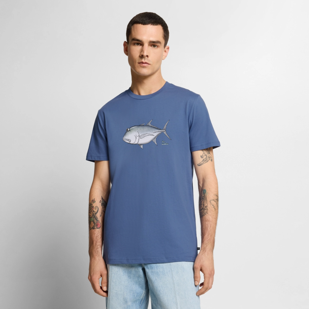 Giant Trevally (GT) - Männer Bio-T-Shirt - Taubenblau