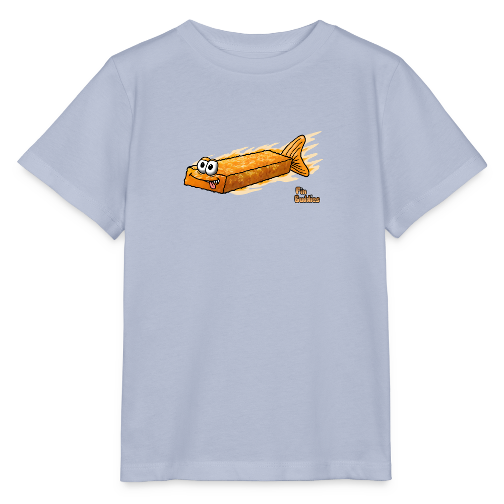 Fischstäbchen - Kinder Bio-T-Shirt - Lavendel-Violett