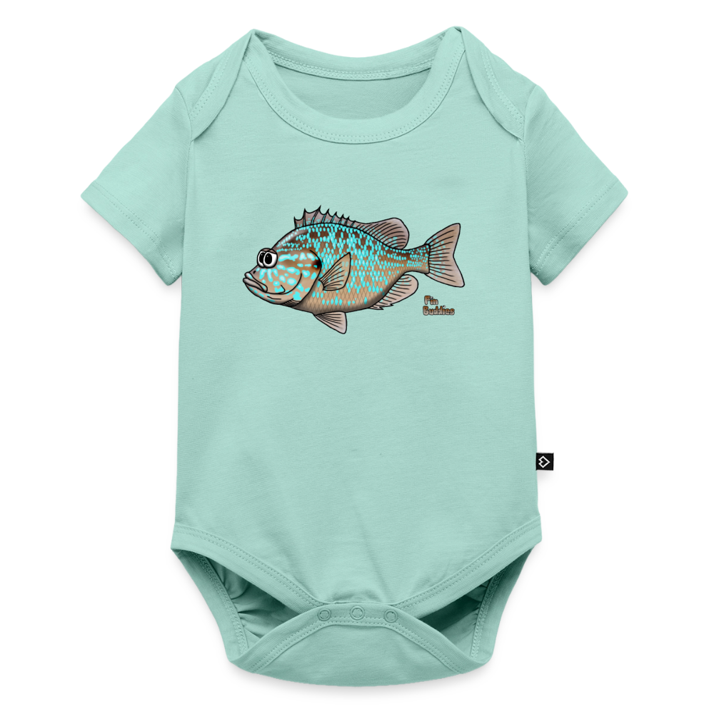 Sonnenbarsch - Baby Bio-Kurzarm-Body - Mint 