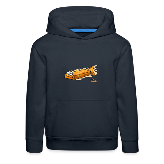 Fischstäbchen - Kinder Premium Hoodie - Navy