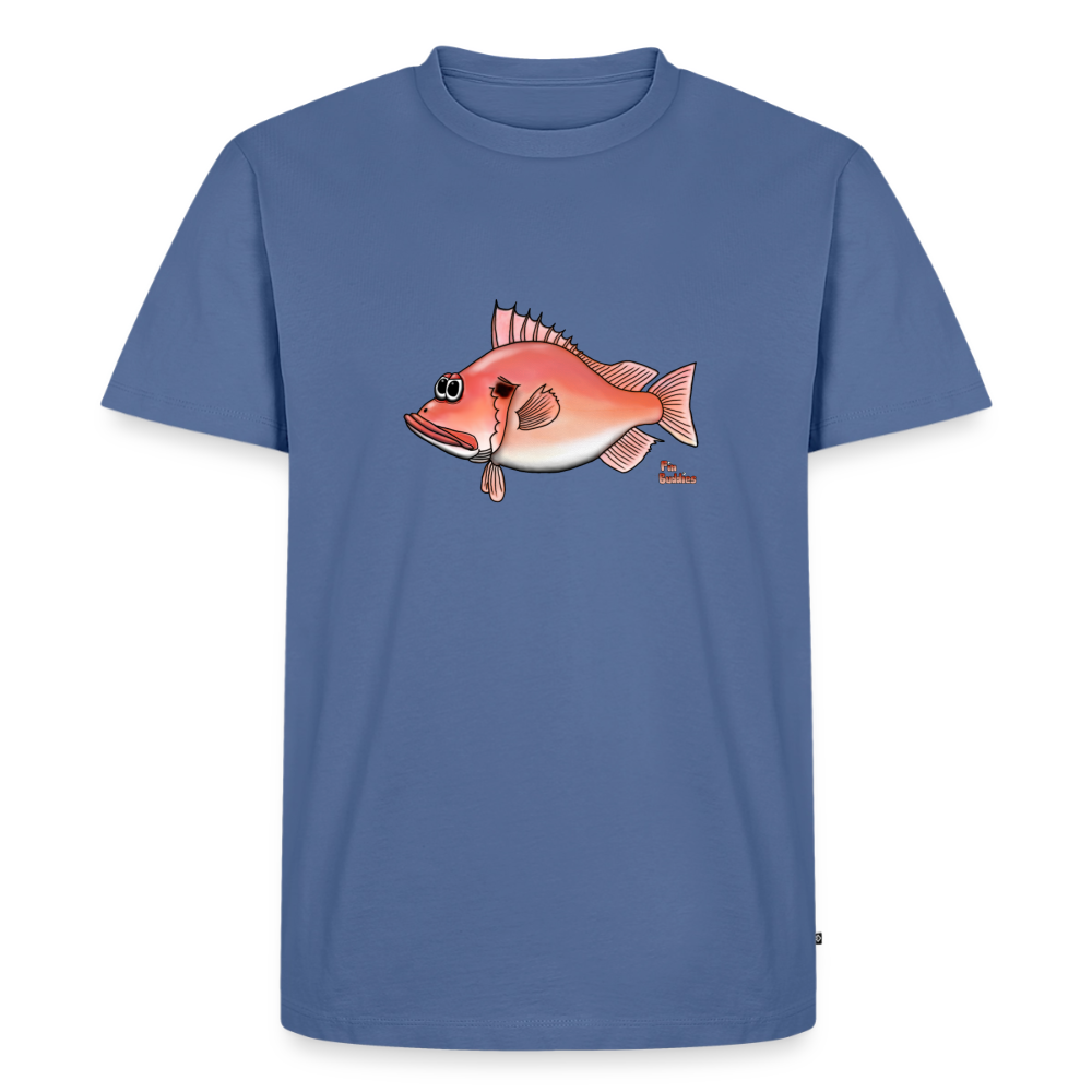 Rotbarsch - Männer Premium Bio T-Shirt - Taubenblau