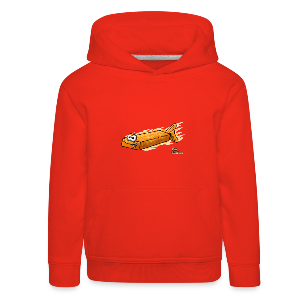 Fischstäbchen - Kinder Premium Hoodie - Rot