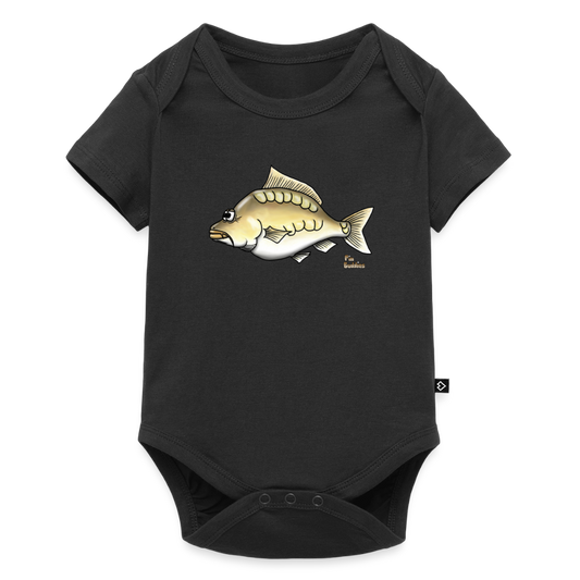 Baby Bio-Kurzarm-Body - Schwarz