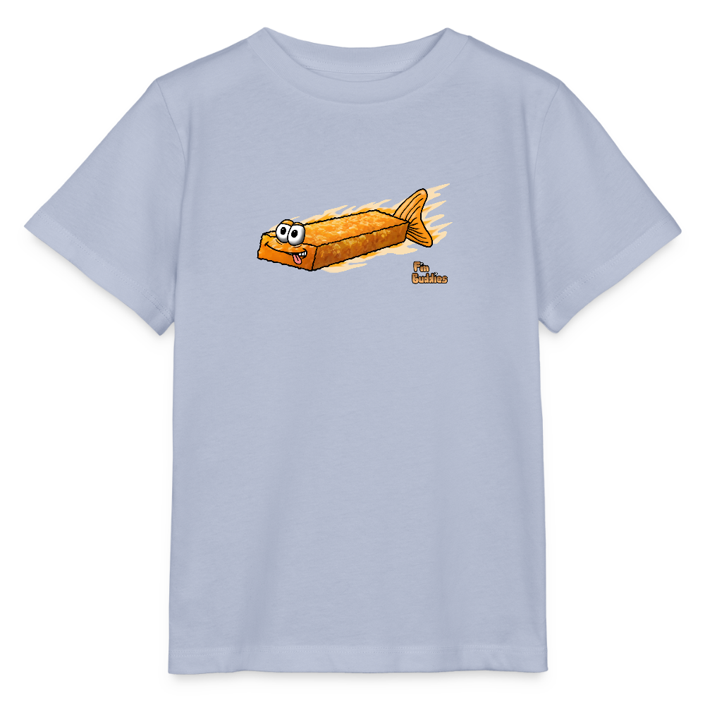 Fischstäbchen - Kinder Bio-T-Shirt - Lavendel-Violett