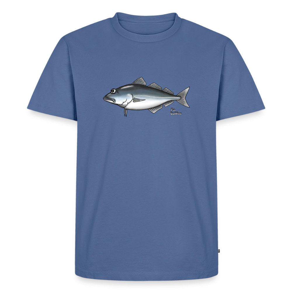 Seelachs - Männer Premium Bio T-Shirt - Taubenblau