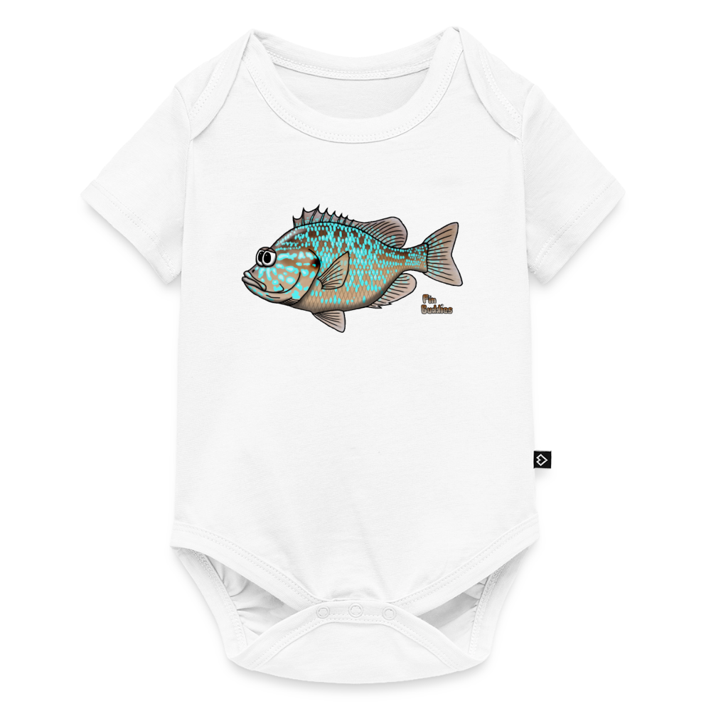 Sonnenbarsch - Baby Bio-Kurzarm-Body - Weiß